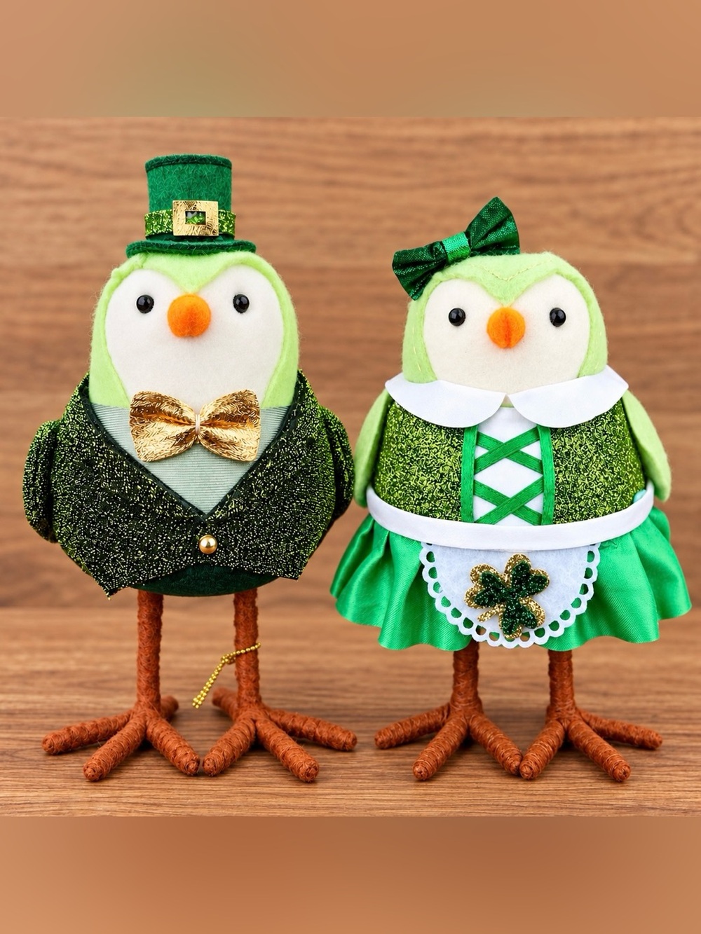 Target Featherly Friends St. Patrick’s Day Boy & Girl Birds